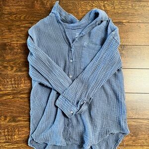 Aerie oversized button up